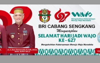 BRI Sengkang Perkuat Komitmen Dorong Pertumbuhan Ekonomi dan UMKM pada Hari Jadi Wajo ke-627