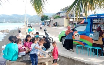 Gerakan Mandarras, Perpusip Sulbar Agendakan ki Perpustakaan Keliling di Pasar Malam Rakyat Tinambung