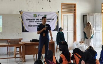 DKPPKB Sulbar Perkuat ki Pembinaan UKS di SMP 2 Lariang, Dorong Kesehatan Peserta Didik