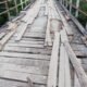Tabe, Nyawa Bisa Jadi Taruhan, Akibat Jembatan Yang Sudah Rusak Namun Tetap Dilewati