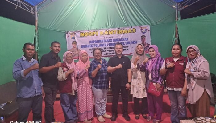 Tauwwa, Ada Ngopi Kamtibmas di Kelurahan Barombong Kecamatan Tamalate 