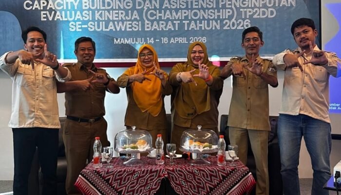 Capacity Building dan Asistensi TP2DD 2026, Bapenda Sulbar Dorong ki Optimalisasi Evaluasi Kinerja