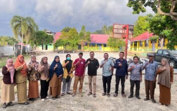 Perkuat Pengelolaan Aset Pemprov Sulbar, Disperkimtanhub Lakukan ki Survei Lokasi dan Pendataan Awal di SMA Negeri 1 Baras