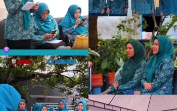 Tauwwa Ketua TP-PKK Kecamatan Tamalate Sambut Ki Rombongan Pokja III Kota Makassar