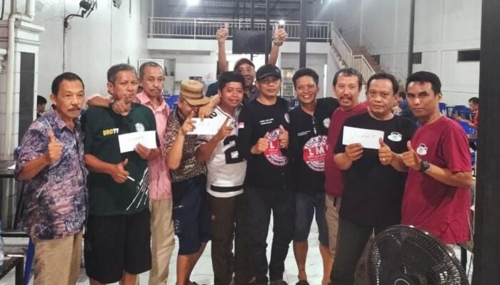 Disponsori H Basri, Brothers77 Community Gelar Mi Seng Tauwwa Turnamen Domino Silaturrahim di Warkop 77