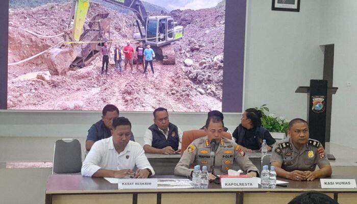 Polresta Mamuju Bongkar ki Praktik Tambang Emas Ilegal di Kalumpang