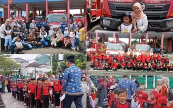 Tauwwa, TK Insan Cemerlang kunjungi Damkar kota Makassar 