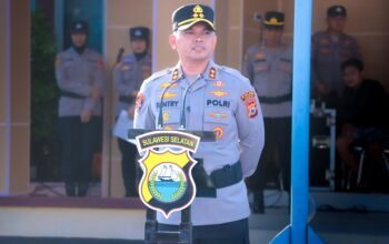 Kapolres Sidrap Pimpin Upacara Pembukaan Latihan Kerja Siswa Pendidikan Polri Tahun 2026