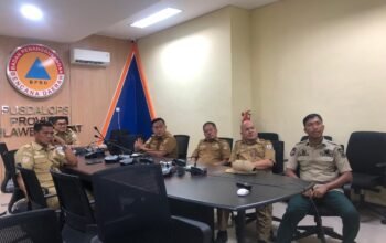 Matangkan ki Gladi Kesiapsiagaan Bencana, BPBD Sulbar Koordinasi Intensif dengan BPBD Polman