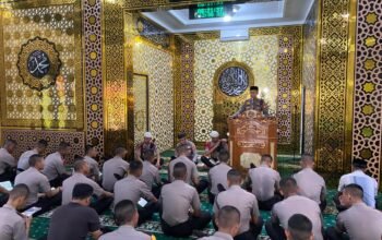 Personel Polres Bulukumba dan Siswa Latja SPN Batua Makassar Gelar ki Binrohtal