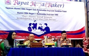 Tauwwa  Yayasan Alumni 90 SMAN 1 Bulukumba Gelar ki Raker 