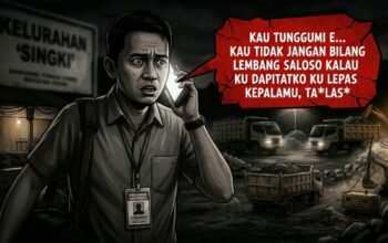 Matemija, Diduga Tak Terima Tambang Ilegalnya Diberitakan, Kalem Saloso Torut Ancam Hilangkan Kepala Wartawan