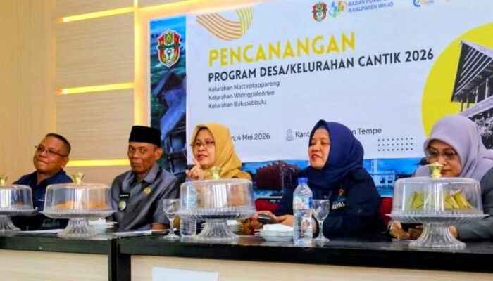 Pemkab Wajo Perkuat Tata Kelola Data Lewat Program Desa/Kelurahan Cantik 2026