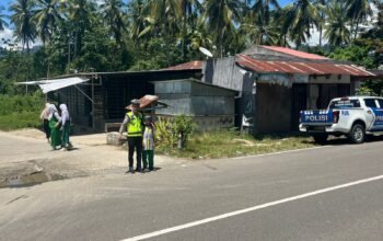 Fokus Pengamanan Jam Pulang Sekolah, Ditlantas Polda Sulbar Padukan ki Pelayanan dan Edukasi Keselamatan