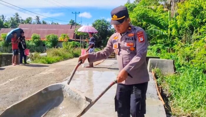 Ketika Jalan Rusak Diperbaiki Bersama, Negara Hadir Lewat Keteladanan