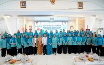 Ketua TP PKK Wajo Hadiri Hadiri Evaluasi Imunisasi Zero Dose, Perkuat Koordinasi Antar Daerah