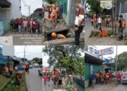Tauwwa RT RW Kelurahan Mangasa Laksanakan Jum’at Bersih di Ruas Mallengkeri raya 