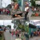 Tauwwa RT RW Kelurahan Mangasa Laksanakan Jum’at Bersih di Ruas Mallengkeri raya 