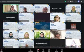 Bapperida Sulbar Gelar E-Learning Persampahan, Bahas ki Solusi TPA dan Bank Sampah