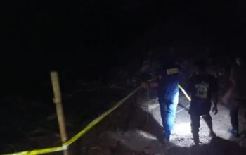 Hamma ko ! Polisi Pasang Police Line di Tambang Ditemukannya Bocah Kehilangan Nyawa