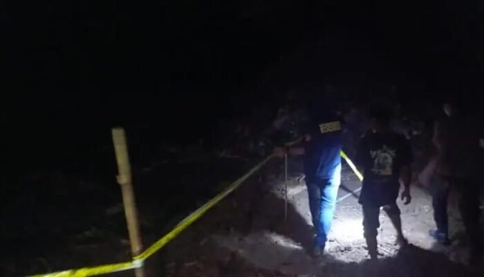 Hamma ko ! Polisi Pasang Police Line di Tambang Ditemukannya Bocah Kehilangan Nyawa