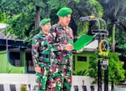 Kodim 1406/Wajo Gelar Upacara Mingguan, Mayor Inf Askar Tekankan Disiplin Prajurit