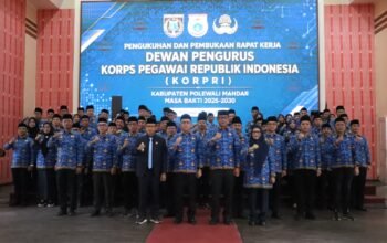 KORPRI Polman Masa Bakti 2025–2030 Resmi Dilantik, Sekda Sulbar Harap Perkuat ki Profesionalisme ASN