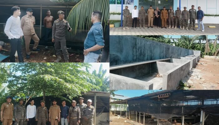 Poreiii BKO Satpol-PP Kecamatan Tamalate Berhasil Pindahkan Kandang Babi di Wilayahnya