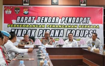 Kapolda Sulbar Pimpin ki Rapat Dengar Pendapat, Kupas Tuntas Penanganan Perkara Korupsi