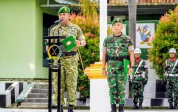 Dandim 1406/Wajo Pimpin Upacara Harkitnas ke-118, Prajurit Tunjukkan Semangat Kebangsaan
