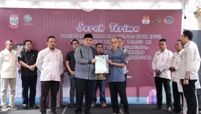 Tauwwa, Lama Terkatung-katung, GMTD Resmi Serahkan PSU 7 Klaster di Tanjung Bunga ke Pemkot Makassar