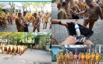Keren Tauwwa, Wujud Peduli Lingkungan, Sekcam Tamalate Pimpin Pengumpulan Ecobrick dari ASN