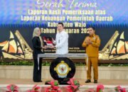Wajo Raih WTP Lagi, Bupati dan Wakil Ketua DPRD Terima LHP LKPD 2025