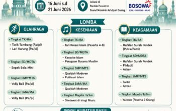 Sambut Tahun Baru Islam  Festival Muharram 1448 H dan Harlah ke-23 Daarul Mu’minin As’adiyah Doping Digelar 16-21 Juni, Siapkan Hadiah Motor