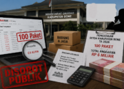 Itani, Ratusan Paket Pengadaan Setda Bone Diborong CV Alvin Disorot