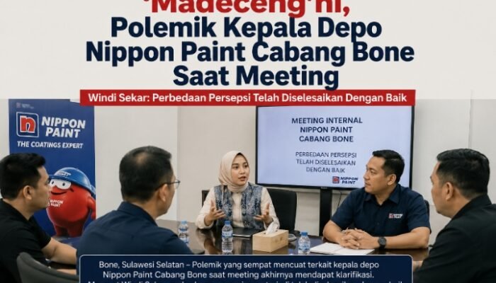 Madeceng’ni, Polemik Kepala Depo Nippon Paint Cabang Bone Saat Meeting, Windi Sekar: Perbedaan Persepsi Telah Diselesaikan Dengan Baik
