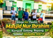 Jelang Iduladha, Kebersamaan Warga Sekitar RSUD Lamaddukelleng Makin Erat Lewat Gotong Royong
