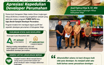 Program PUBER SAPU Disambut Positif, Kadis DLH Wajo Apresiasi Kepedulian Developer Perumahan