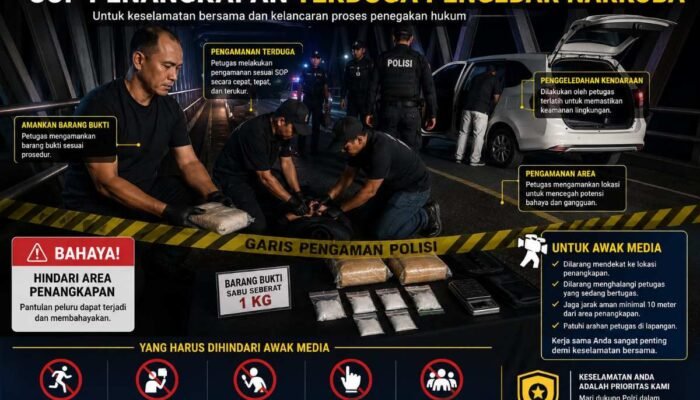 Ngurai, Polres Jeneponto Klarifikasi ki SOP Saat Penangkapan Narkoba