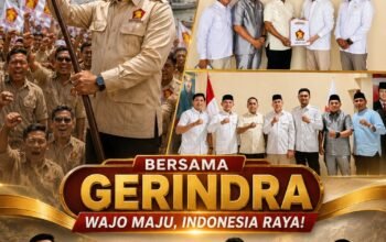 Terima KTA Gerindra, Bupati Wajo Andi Rosman Buka Babak Baru Karier Politik
