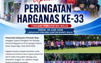 Peringatan Harganas ke-33, Pemkab Wajo Perkuat Komitmen Membangun Keluarga Berkualitas