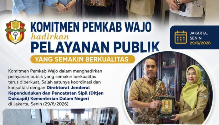 Pemkab Wajo Perkuat Layanan Adminduk, Bupati Andi Rosman Koordinasi dengan Ditjen Dukcapil Kemendagri