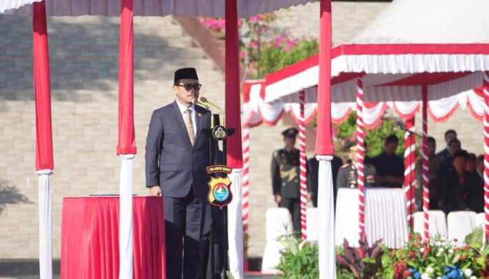 Peringatan Hari Lahir Pancasila di Polda Sulbar, Gubernur: Jadikan ki Pancasila Ideologi yang Hidup