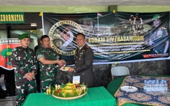 Kodim 1414/Tator Gelar ki Acara Syukuran HUT Ke-69 Kodam XIV/Hasanuddin 