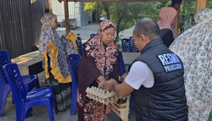 Berbagi di Hari Berkah, Polres Sidrap Salurkan Bantuan