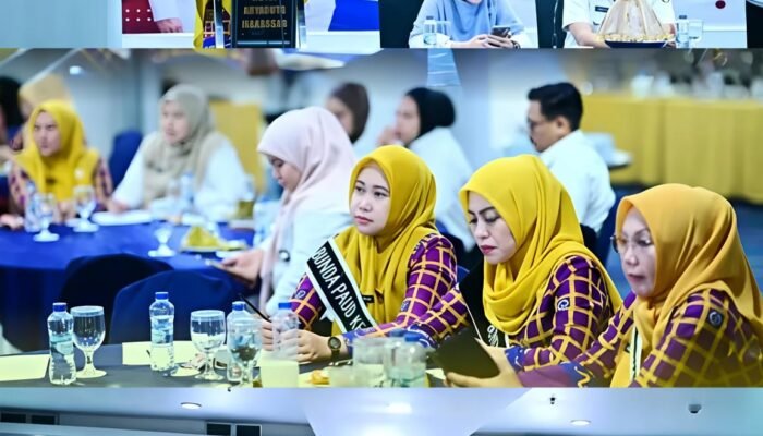 Tauwwa, Bunda PAUD Kec. Tamalate Bersama Bunda PAUD se Kota Makassar Menghadiri ki Rapat Lintas Sektoral