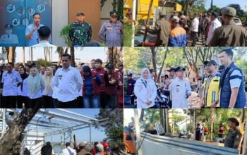 Tappa’Ma Kecamatan Tamalate Bersama BBWS Pompengan Jeneberang Tertibkan Lapak di Kawasan Danau Tanjung Bunga Makassar.