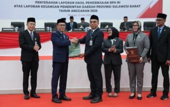 Sulbar Raih WTP ke-12 Kalinya, Gubernur Suhardi Duka Tegaskan Komitmen Penuh Tindak Lanjuti Rekomendasi BPK RI