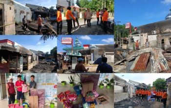 Cocokmi, Lurah Mangasa Tinjau Lokasi Kebakaran di Mannuruki 2, Salurkan Bantuan Bersama BPBD dan Dinsos