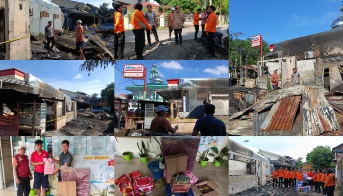 Cocokmi, Lurah Mangasa Tinjau Lokasi Kebakaran di Mannuruki 2, Salurkan Bantuan Bersama BPBD dan Dinsos